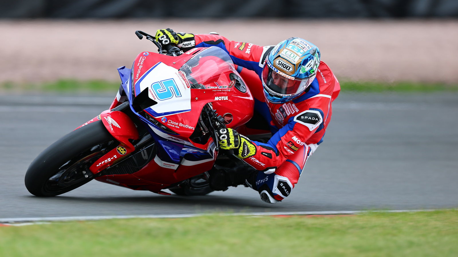 Dean Harrison, 2025 Oulton Park BSB test (Supersport). Credit: Honda Racing UK.